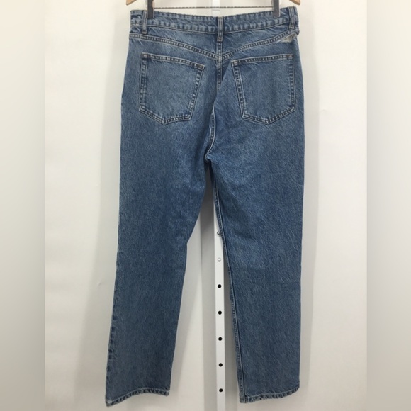 Reformation Cynthia High Rise Straight Jeans, Color: Blue, Size: 31 - Picture 2 of 4